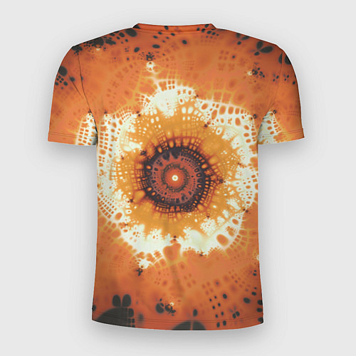 Мужская спорт-футболка Оранжевый взрыв - коллекция Путешествие - Хуф и Ся / 3D-принт – фото 2