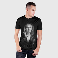 Футболка спортивная мужская Adele Icon, цвет: 3D-принт — фото 2