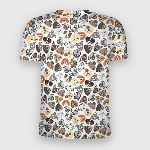 Мужская спорт-футболка Разные Породы собаки / 3D-принт – фото 2
