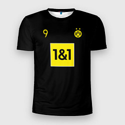Футболка спортивная мужская Haaland 9 - Borussia Dortmund, цвет: 3D-принт