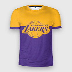 Мужская спорт-футболка LAKERS LINE HEXAGON SPORT