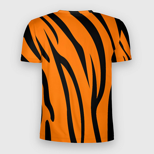 Мужская спорт-футболка Текстура тиграtiger / 3D-принт – фото 2
