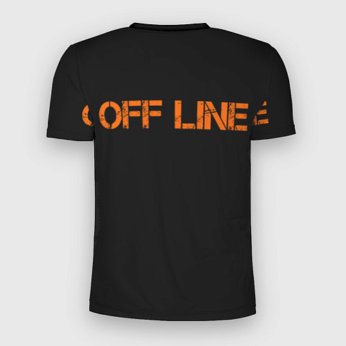 Мужская спорт-футболка Офлайнoffline / 3D-принт – фото 2