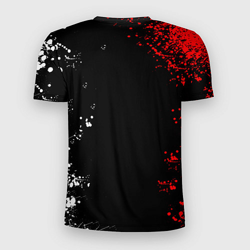Мужская спорт-футболка Гражданская оборона брызги красок / 3D-принт – фото 2