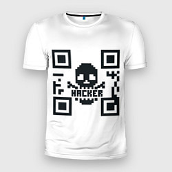 Мужская спорт-футболка Хакерю QR-code Qr код для программистов