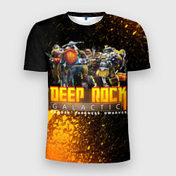 Мужская спорт-футболка Deep Rock Galactic Герои