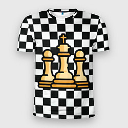 Футболка спортивная мужская ChessKing Abstraction, цвет: 3D-принт