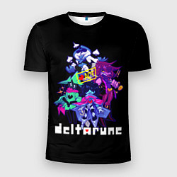 Мужская спорт-футболка DELTARUNE РУНА ДЕЛЬТА ГЕРОИ ИГРЫ