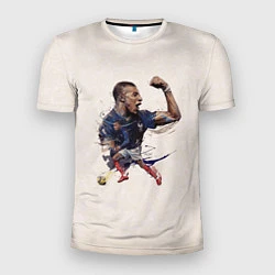 Футболка спортивная мужская Мбаппе стремительный, цвет: 3D-принт