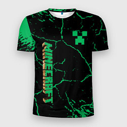 Мужская спорт-футболка Майнкрафт minecraft