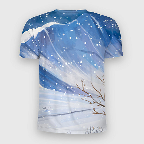 Мужская спорт-футболка Медвежонок 2022 новогодний / 3D-принт – фото 2