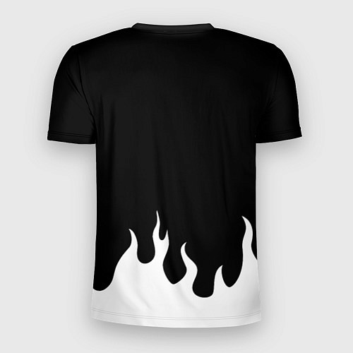 Мужская спорт-футболка MANESKIN FIRE WHITE / 3D-принт – фото 2