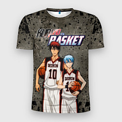 Мужская спорт-футболка Kuroko no Basket, Kagami Taiga Kuroko Tetsuya