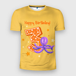Мужская спорт-футболка Третий день рождения
