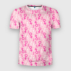 Мужская спорт-футболка Гендерный Женский Знак Венеры