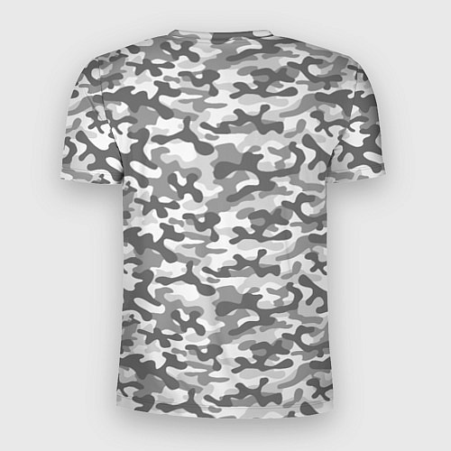 Мужская спорт-футболка Серый Городской Камуфляж / 3D-принт – фото 2
