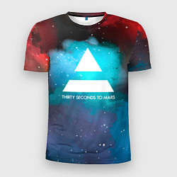 Мужская спорт-футболка 30 Seconds to Mars: Звездное небо