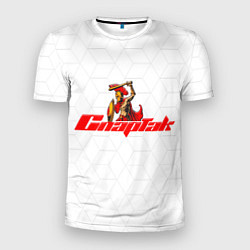 Мужская спорт-футболка Гладиатор Красно-белый