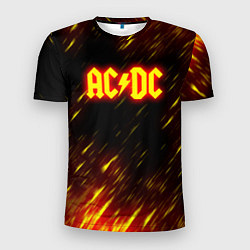 Мужская спорт-футболка ACDC Neon