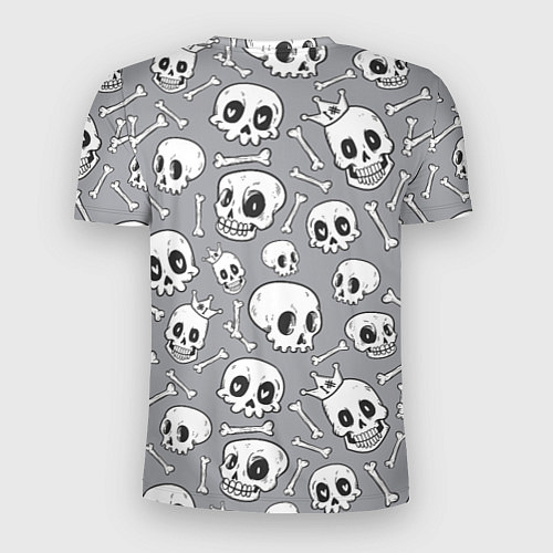 Мужская спорт-футболка Skulls & bones / 3D-принт – фото 2