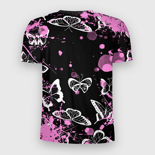 Мужская спорт-футболка Adele - Бабочки / 3D-принт – фото 2