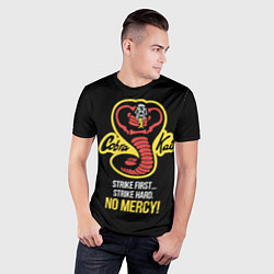 Футболка спортивная мужская Cobra Kai - No mercy!, цвет: 3D-принт — фото 2