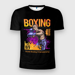 Футболка спортивная мужская BOXING - Бокс, цвет: 3D-принт