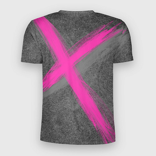 Мужская спорт-футболка Коллекция Get inspired! Pink cross Абстракция Fl-4 / 3D-принт – фото 2