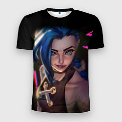 Футболка спортивная мужская Jinx - Джинкс Паудер, цвет: 3D-принт