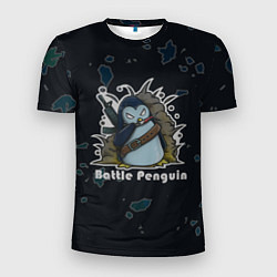 Мужская спорт-футболка Counter-Strike Боевой пингвин