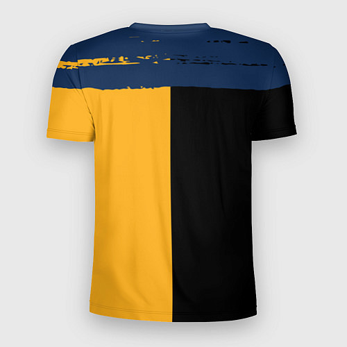 Мужская спорт-футболка Bully Вертикальное лого / 3D-принт – фото 2