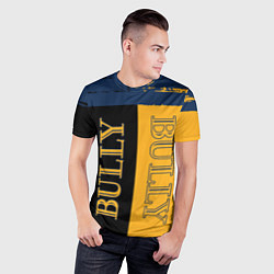 Футболка спортивная мужская Bully Вертикальное лого, цвет: 3D-принт — фото 2