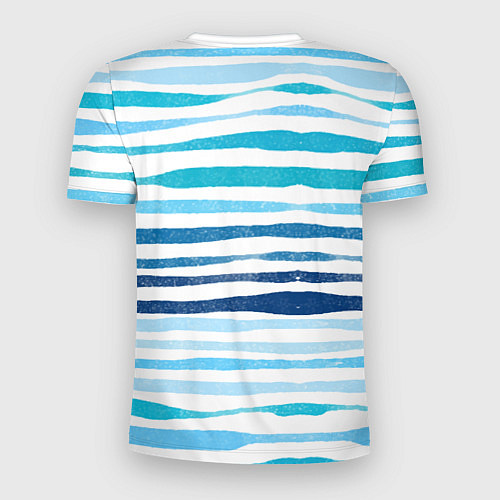 Мужская спорт-футболка Дельфин Море / 3D-принт – фото 2