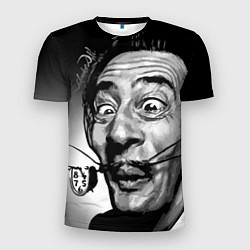 Футболка спортивная мужская Salvador Dali - grimace, цвет: 3D-принт