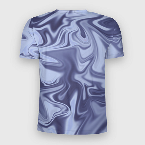 Мужская спорт-футболка Crystal Abstract Blue / 3D-принт – фото 2