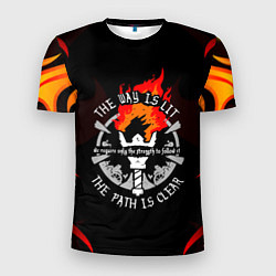 Мужская спорт-футболка DARKEST DUNGEON FIRE ФАКЕЛ