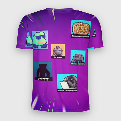 Мужская спорт-футболка Babl Kvas Items / 3D-принт – фото 2