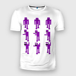 Мужская спорт-футболка Five Nights At Freddys purple guy