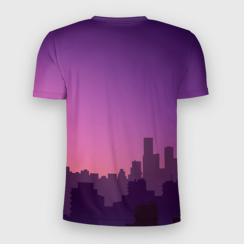 Мужская спорт-футболка GROM BRAWL STARS NIGHT CITY / 3D-принт – фото 2