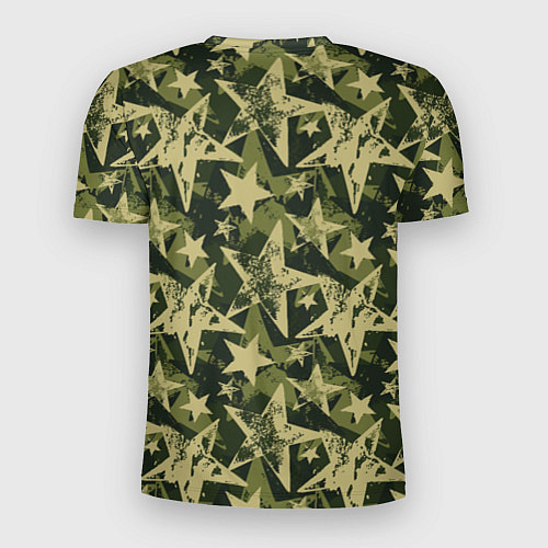 Мужская спорт-футболка Star camouflage / 3D-принт – фото 2