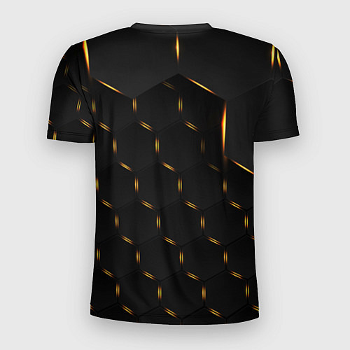 Мужская спорт-футболка Hexagonшестиугольник / 3D-принт – фото 2