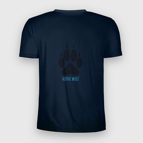 Мужская спорт-футболка The lone wolf / 3D-принт – фото 2