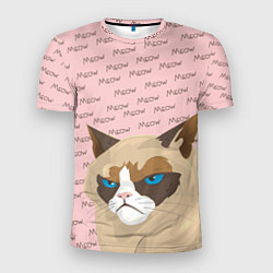 Мужская спорт-футболка Angry Cat Злой кот