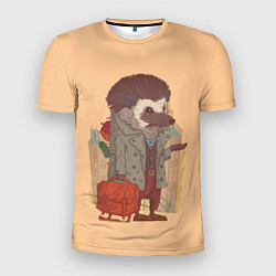 Мужская спорт-футболка Городской ёж