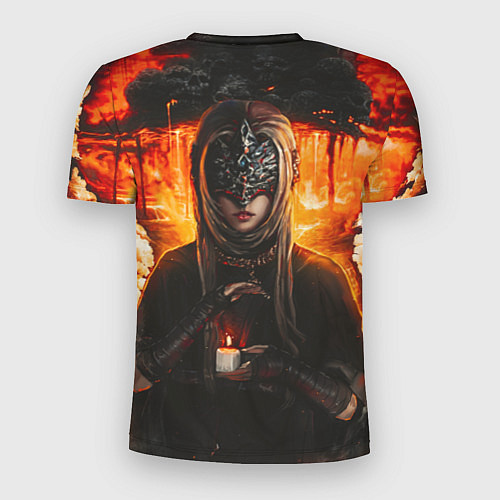Мужская спорт-футболка FIRE KEEPER Dark SOULS III Дарк соулс / 3D-принт – фото 2