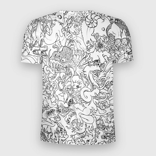 Мужская спорт-футболка Раскрась - одежду / 3D-принт – фото 2