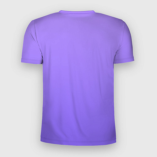 Мужская спорт-футболка Красивый фиолетовый светлый градиент / 3D-принт – фото 2