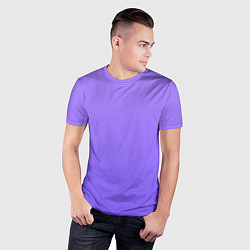 Футболка спортивная мужская Красивый фиолетовый светлый градиент, цвет: 3D-принт — фото 2