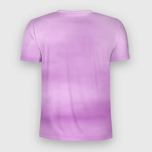 Мужская спорт-футболка Волк оборотень в полнолуние, лиловое небо / 3D-принт – фото 2