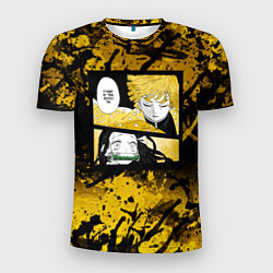Мужская спорт-футболка Клинок, рассекающий демонов Зеницу, Незуко